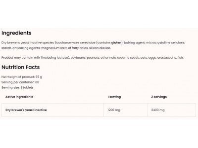 Brewer's Yeast 400 mg