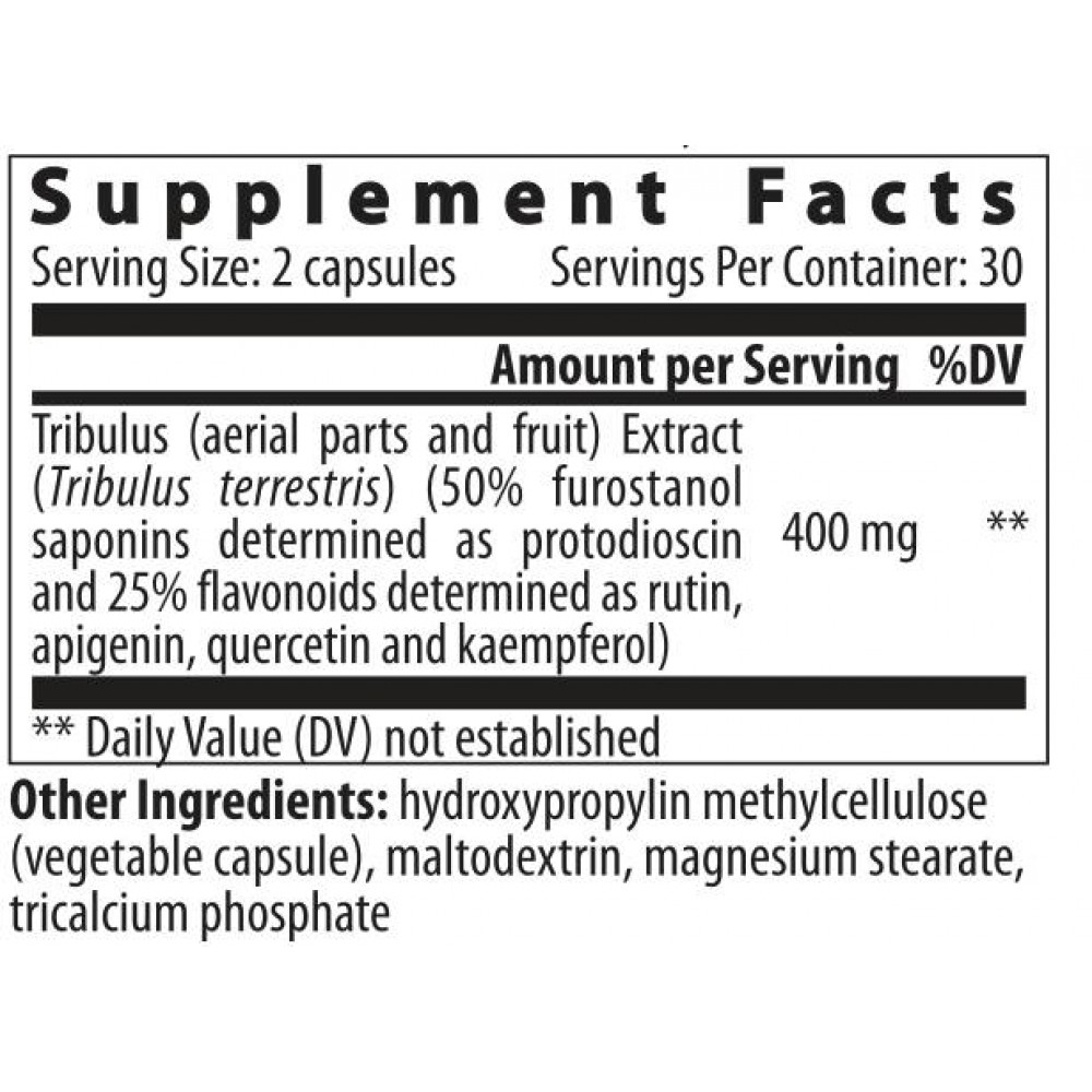 Tristam | Bulgarian Tribulus with 50% Furostanol Saponins 200 mg - Трибулус
