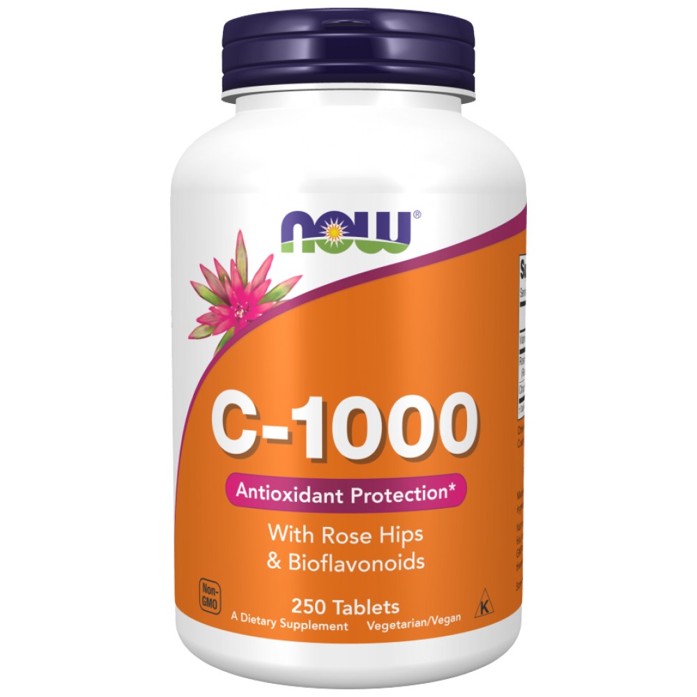 Vitamin C-1000 / with Rose Hips + Bioflavonoids - Витамин Ц