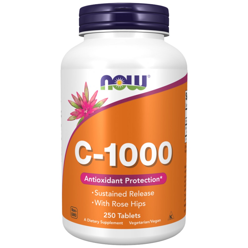 Vitamin C-1000 with Rose Hips / Sustained Release - Витамин Ц