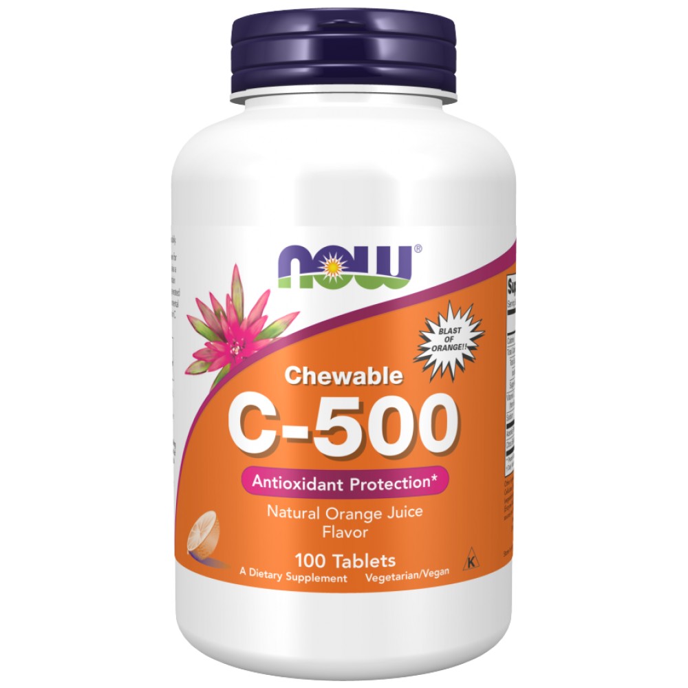 Vitamin C-500 Chewable Портокал - Витамин Ц