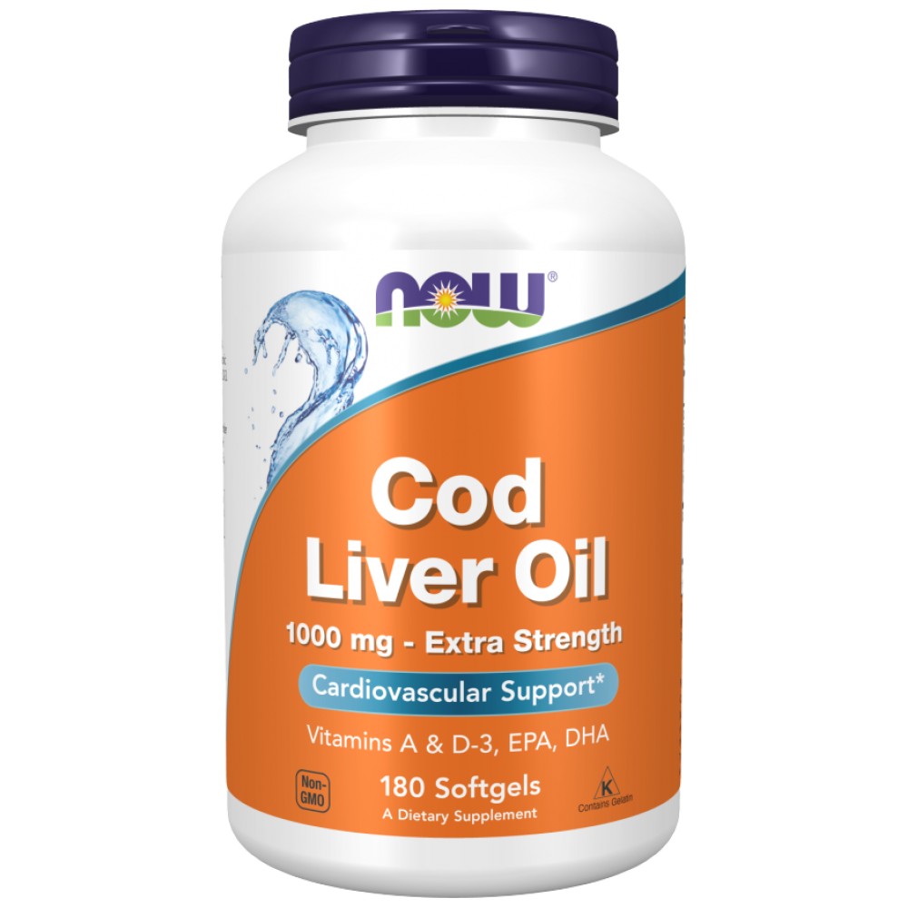 Cod Liver Oil 1000 mg - Омега 3 - Рибено Масло