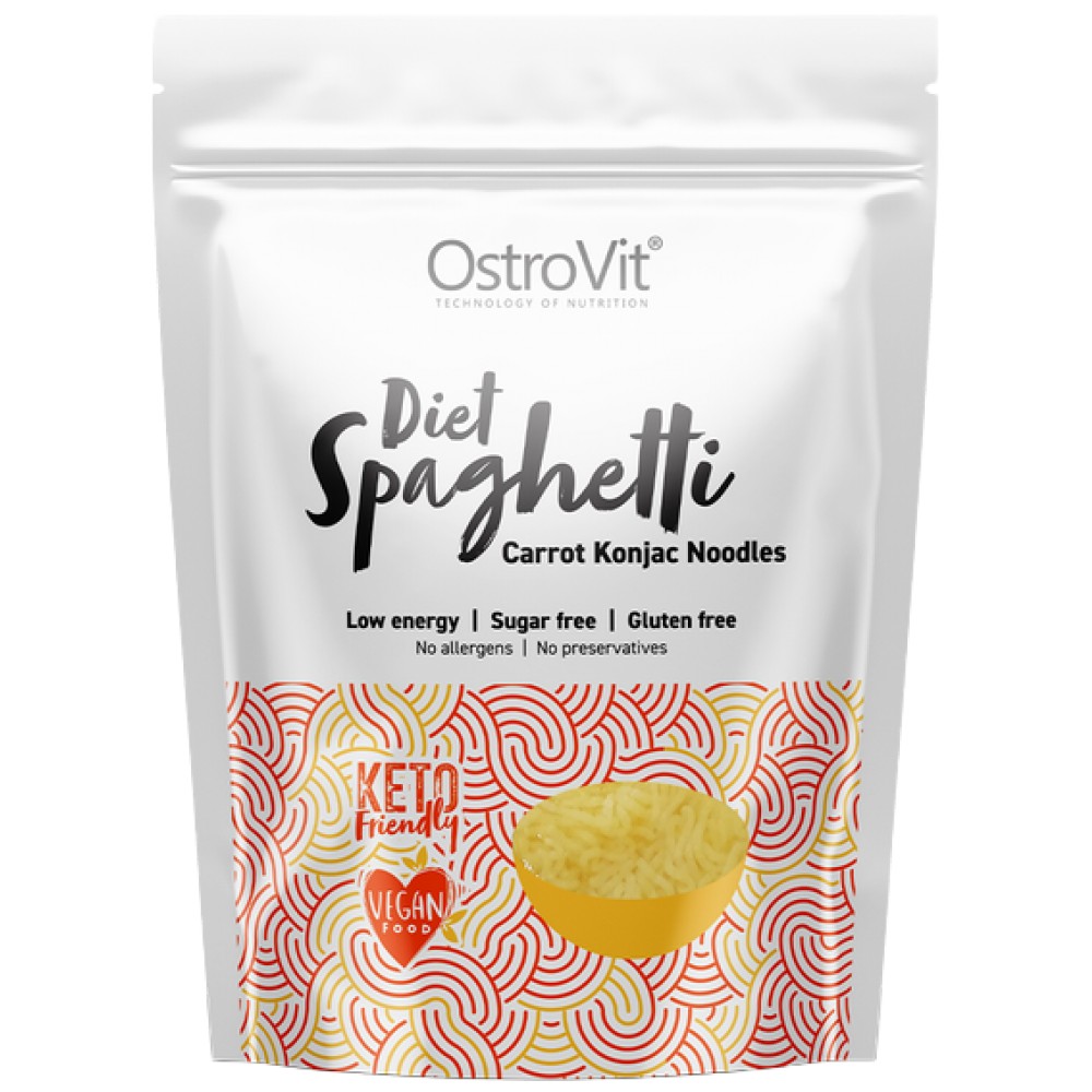 Diet Spaghetti + Carrot / Keto-Friendly Low-Calorie Konjac Noodles - Паста