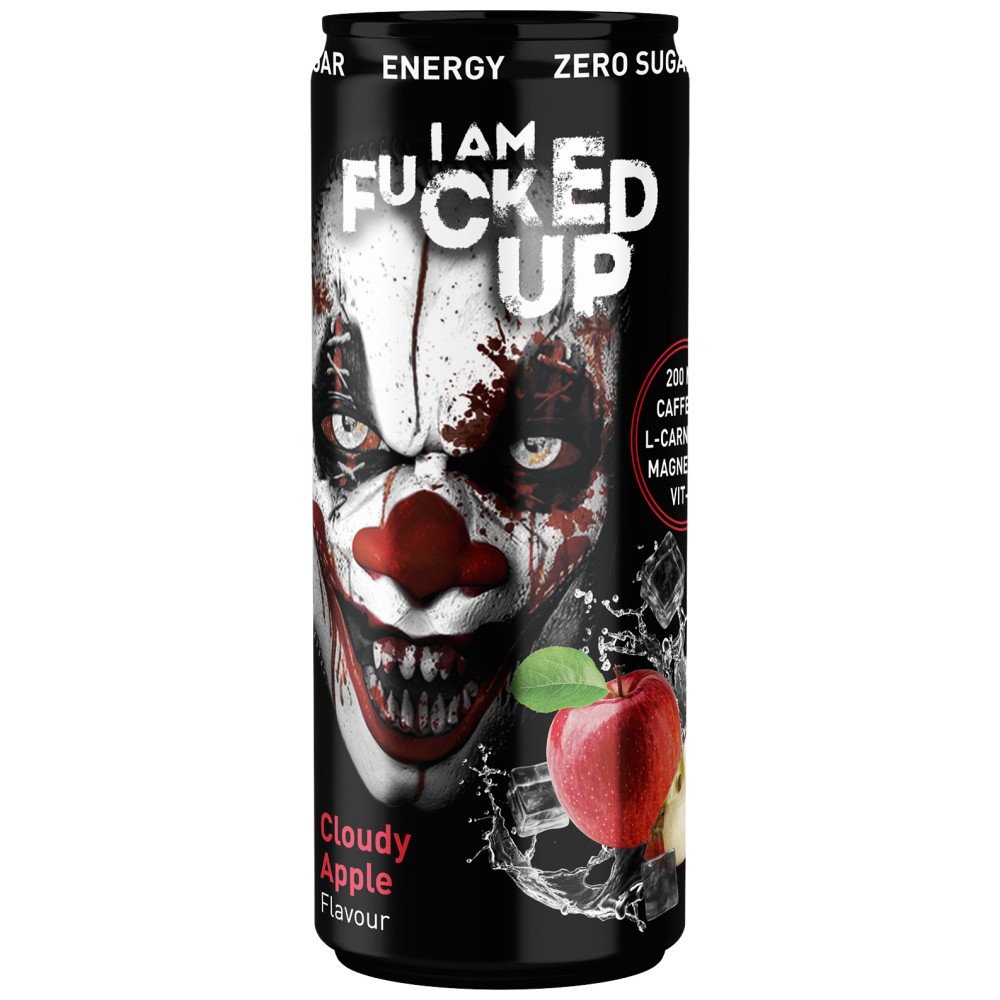 I am F#CKED UP JOKER | Energy Drink ~ Zero Sugar Ябълка - Енергийни напитки