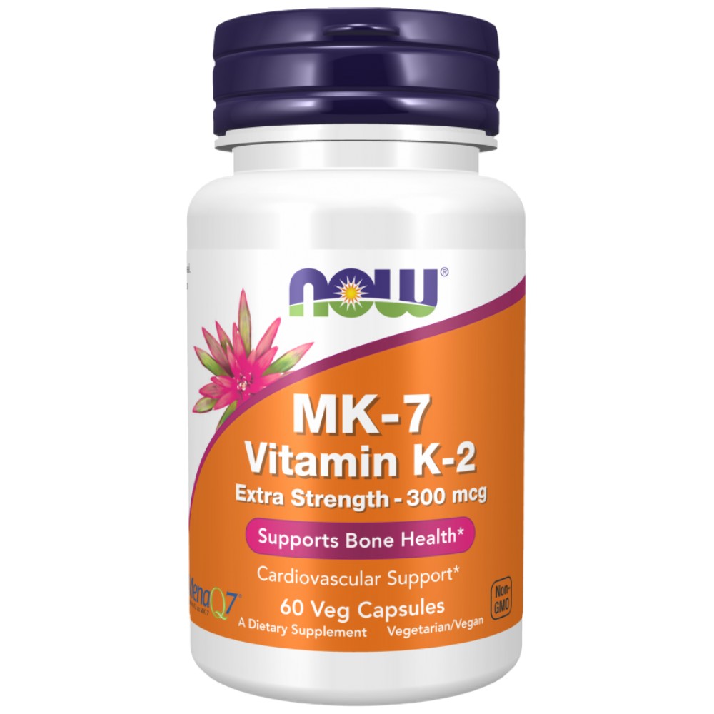 MK-7 Vitamin K-2 300 mcg | Extra Strength MenaQ7® - Витамин К