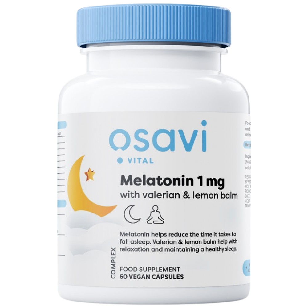 Melatonin with Valerian & Lemon Balm - За сън