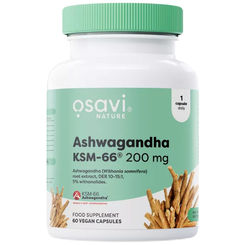 Ashwagandha KSM-66® 200 mg - Ашваганда