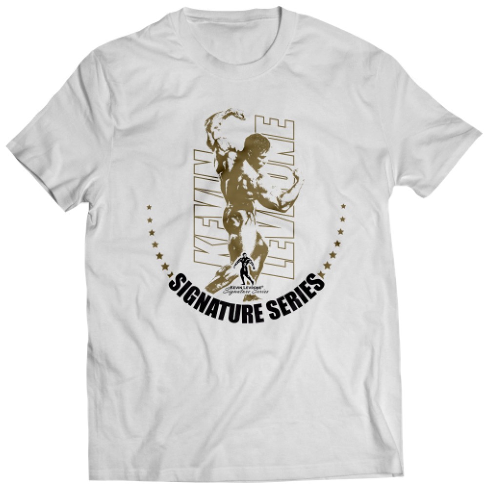Kevin Levrone T-Shirt | White-Gold L - Мъжки дрехи
