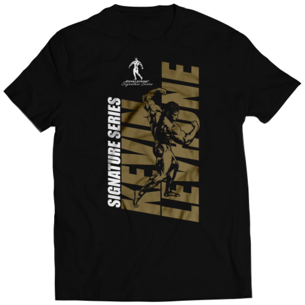 Kevin Levrone T-Shirt | Black-Gold XL - Мъжки дрехи