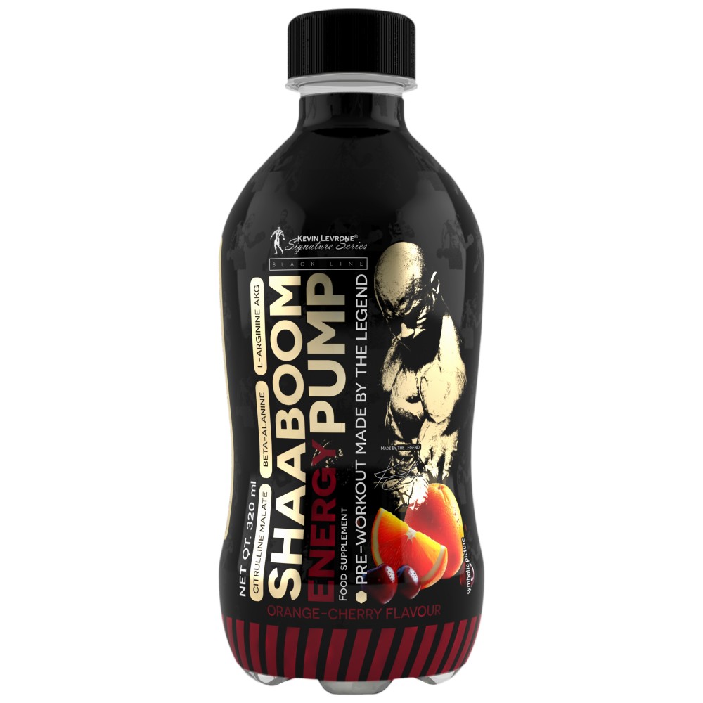 Shaaboom Energy Pump | Ready-To-Drink Pre-Workout Drink Портокал - Череша - Енергийни напитки