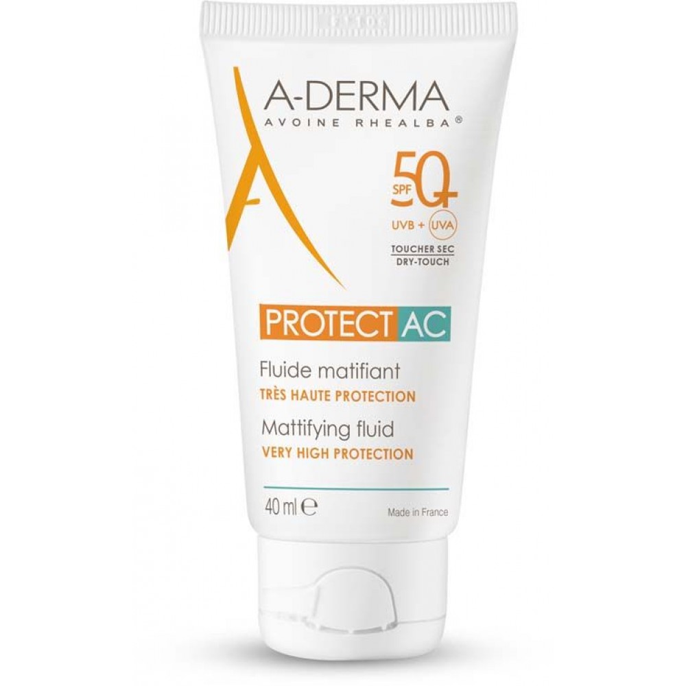 A-Derma Protect SPF50+ слънцезащитен невидим флуид 40 мл промо -